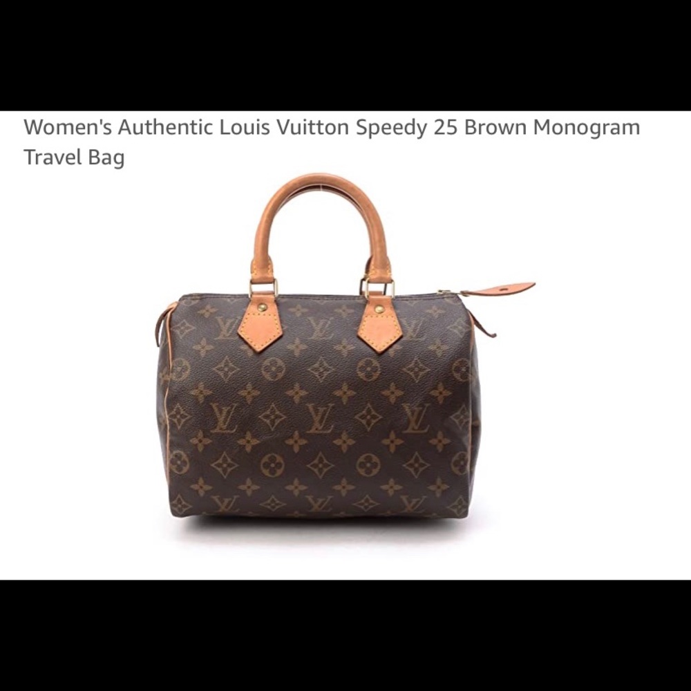 Authentic Louis Vuitton Speedy 25 Monogram Bag